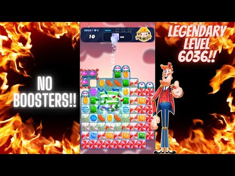 Candy Crush Saga Level 6036 | No Boosters