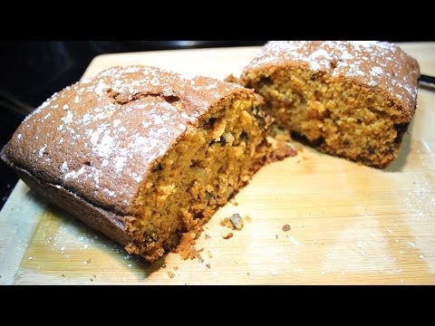 Delicious  Pumpkin Bread  w/ Walnuts Holiday Bread