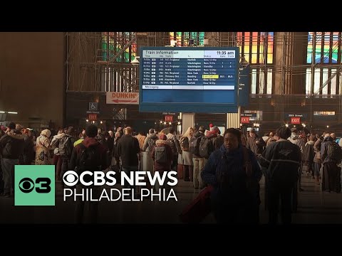 Travel delays, cancellations make for day of frustration at Philadelphia's 30th Street Station