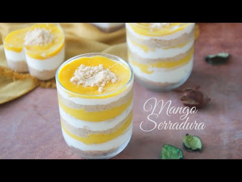 Just 10 minutes to make this pudding - Mango Serradura Pudding || Sawdust pudding || Asheescookbook