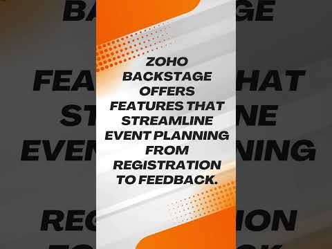 Zoho Backstage Features | Master Event Management with WebITMagic