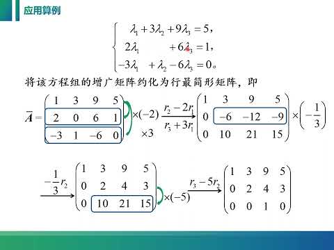 线性代数课程视频：4 1 2 向量的线性组合，为线性相关做好铺垫。