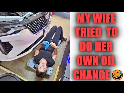 Cadillac CT4 Oil Change - It's about time my wife did an Oil Change around here...