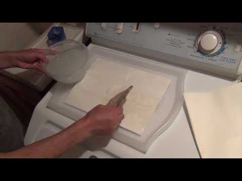 How to Treat Rice Paper with Detergent for Special Puddle Edge Effect like Chen Jialing's painting