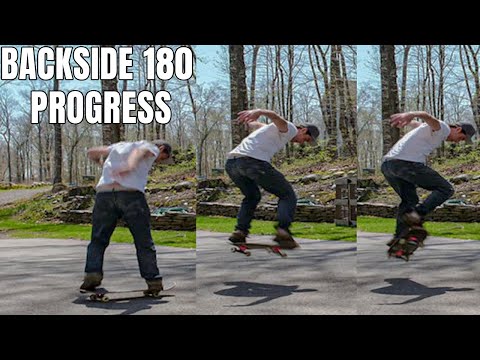 Skateboarding Progress in My 40s: Backside 180s & Ollie Improvement! 🙌