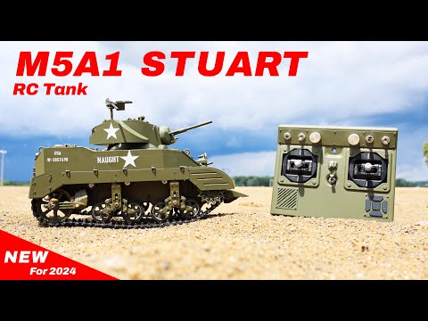 M5A1 Stuart RC Tank - Realistic at a Great Price!