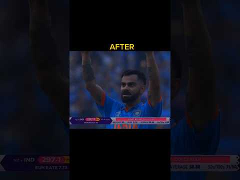 BEAT SYNC EDIT |BEFORE AND AFTER #viratkohli #shorts