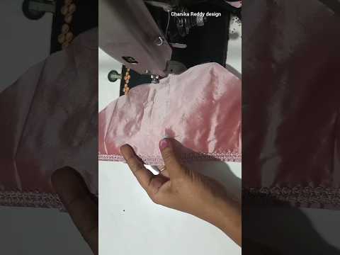 Simple blouse sleeve stitching tutorial#fashion#amazing sewinghacks#new tailoring tricks