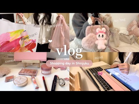 vlog | ピンク好き社会人の冬の物欲を満たす休日vlog🎀🎄✨私のマインドの話💭IKEA/買い物vlog/クリスマス準備