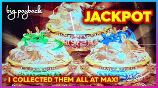 ULTRA RARE JACKPOT! I COLLECTED THEM ALL!! Triple Coin Treasures Slots - OMG HANDPAY!!!