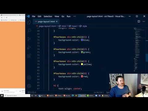 CIS 178 Class Demo - Create a Webpage Layout with HTML and CSS - Part 2