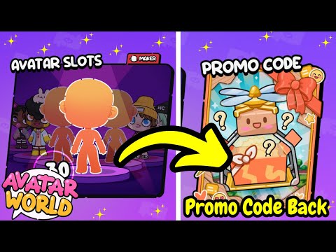 UPDATE! ✅ UNLOCK THE PROMO CODE MENU IN AVATAR WORLD 😍