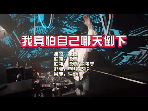 张良《我真怕自己哪天倒下》DJ粥太伦 ProgHouse Mix KTV 导唱字幕 （备有伴奏视频）