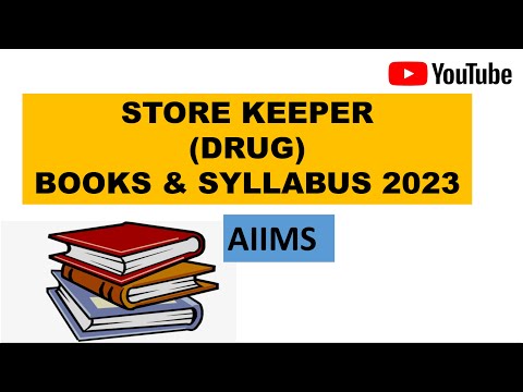 Aiims Store Keeper Drug 2023 ki sari jankari | Drugblendpharma