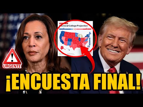 🚨¡URGENTE! ÚLTIMA ENCUESTA ANTES DE LAS ELECCIONES DE ESTADOS UNIDOS ¿GANA TRUMP? | BREAK POINT