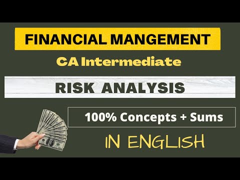 Risk Analysis in Capital budgeting -FM Revision (in English)- CA Inter