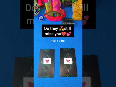 Do they 👩‍❤️‍👨MISS YOU💘❤️‍🩹🥹#tarot#pickacard#pickacardreading#shorts#spirituality#love#nocontact#fyp