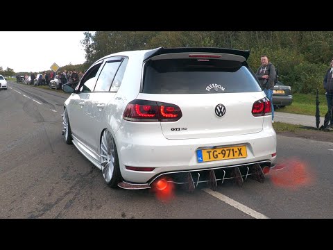 Modified Cars Leaving Car Show - 1052HP E63S, TechArt GT Street R, 800HP X3M Competition, Golf 8 R