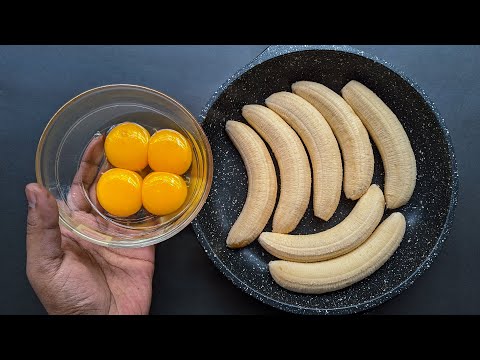 Just Add Eggs With Bananas Its So Delicious/ Simple Breakfast Recipe/ 5 Mints Cheap & Tasty Snacks