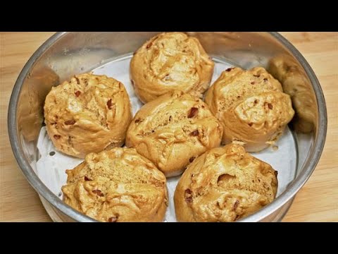 The simple method of brown sugar jujube flowering steamed buns, sweet and soft