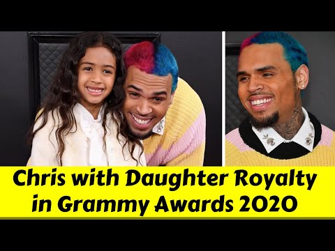 Exclusive: Chris Brown Walked with Daughter Royalty on Red Carpet once again