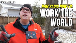 How to work the world with a home made antenna. Hello 10 meter band! #hamradioqa