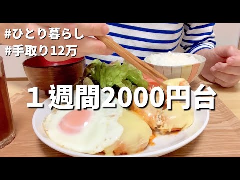 【1ヶ月15,000円以内の節約食生活】鶏ひき肉でハンバーグ/レンジでおから蒸しパン