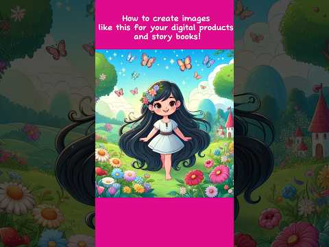 How to create images for digital products. #digitalproducts #microsoftbingimagecreator #shorts