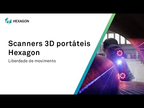 Liberdade de movimento com os scanners 3D portáteis da Hexagon