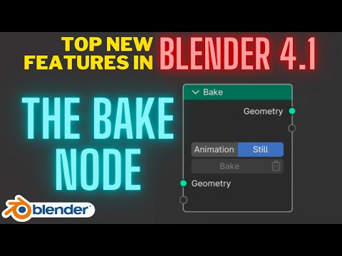 The Bake Node: Top New Features in Blender 4.1