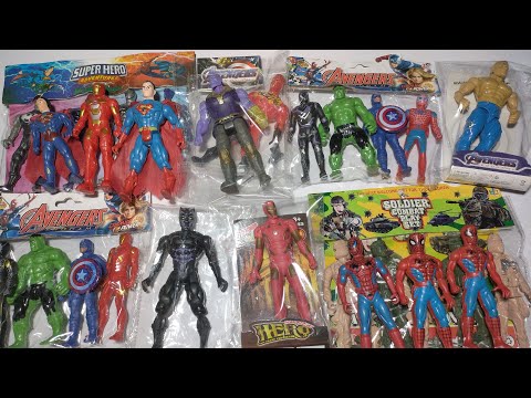 Spider-Man pop toy series Unboxing, Marvel hero toy figures, Marvel Toy Collection | ASMR