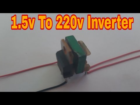 How to make a inverter 1.5v to 220v at home|| By Technical Tushar.