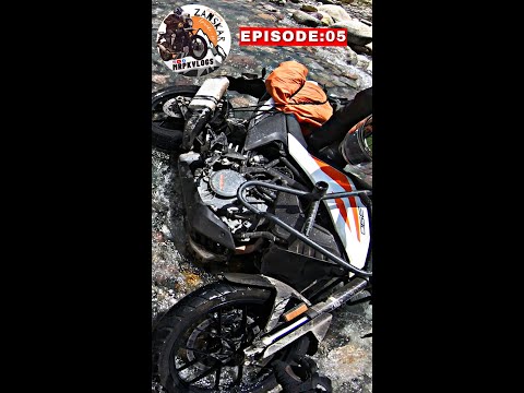 Heavy Water Crossing in Zanskar - Ladakh Ride 2022 | EP : 05 #shorts