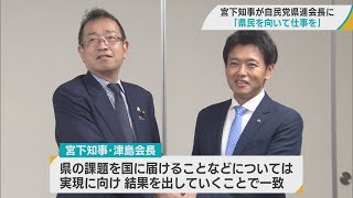 「党よりも県民と向き合うことを優先したい」　宮下青森県知事が自民党県連会長と意見交換