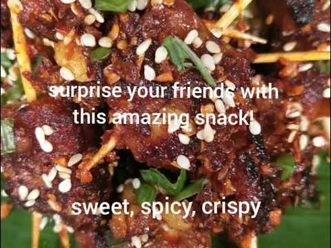 This is so good! SPICY CRISPY CHILLI GARLIC TEMPEH. Best vegan snack. Cooking tips included