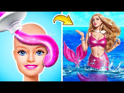 Trying Viral MAKEOVER HACKS Hacks to Fight an Evil Mermaid