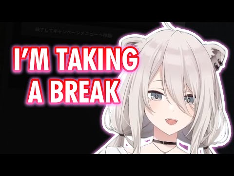 Botan Announces Short Break from Streaming【Hololive】