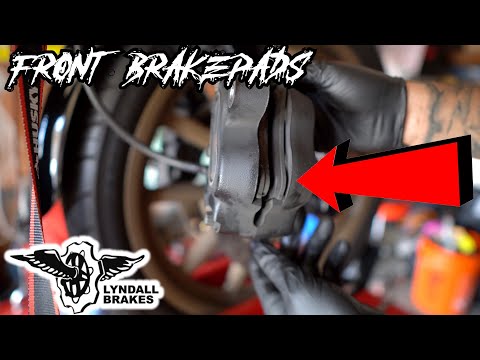 DIY //  FRONT // BRAKE PADS / DYNA LOW RIDER S