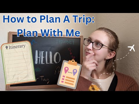 How to Plan A Trip Itinerary | Plan my Europe Trip with Me!