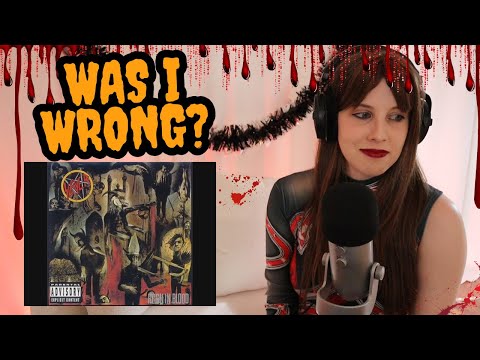 Slayer - Postmortem / Raining Blood | Reaction (as Taylor Swift) | ROCKTOBER