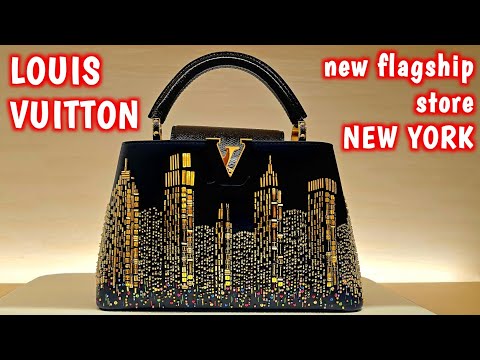 1st Day! new LOUIS VUITTON New York Flagship Store