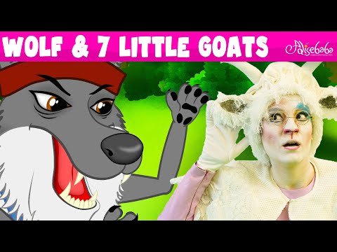 Wolf And Seven Little Goats + Three Little Pigs | Bedtime Stories for Kids in English | Live Action