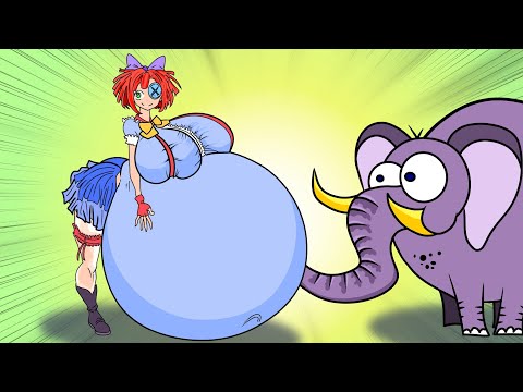 Inflation Time a Big Belly Balloon You Won't Believe the Amazing Digital Circus Funny cartoon