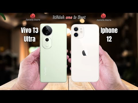 Vivo T3 Ultra vs Iphone 12  Full comparison ⚡Which one is Best