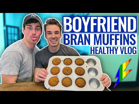 Making bran muffins with my muffin 😂 | LEICHTNING HEALTH