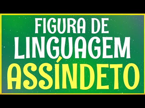 Figura de linguagem Assíndeto - conceito e exemplos