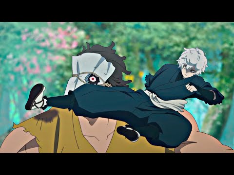 Gabimaru and sagiri vs rokurouta(The giant) | Hell's Paradise | English dub | 4k 60fps |