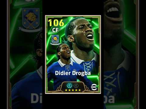 HOW TO TRAIN 106 RATED DIDIER DROGBA IN EFOOTBALL #didierdrogba #efootball #short #pes #viral #cf