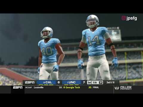 #18 Cal vs. #3 N. Carolina (Dynasty Game) | CFB Revamped Legacy Season Week 9 | Jefe on Commentary