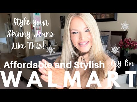 Walmart TryOn Haul | Affordable and Stylish Outfits for Fall 2023 | How to Style Your Skinny Jeans